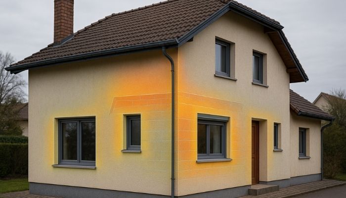 fachada con camara de aire